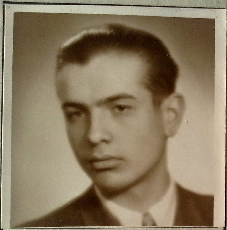 Vladimír Janík's Junák (scout) ID photo, 1939