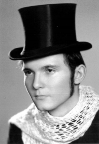 Detail of a photograph from a private forbidden board (1974)