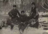 Pavol Beláň (in the middle) in 1969