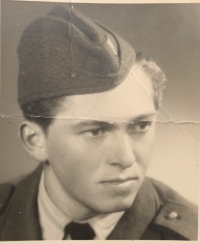 Pavel Ako, husband of Helena Akova, as a soldier