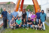 Family photo of the Vácha family (František Vácha in the top row, fourth from the left)