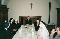With the bishop Karel Otčenášek, 1993