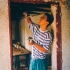 Stanislav Balík working on the reconstruction of the Scout centre in Bludov
